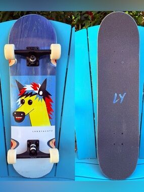 Landyachtz ATV Classic Howdy Complete Skateboard 8.5” - Polar Bear 155mm Trucks